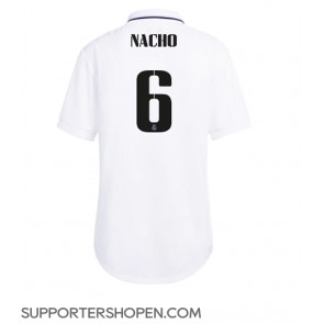 Real Madrid Nacho #6 Hemma Matchtröja Dam 2022-23 Kortärmad